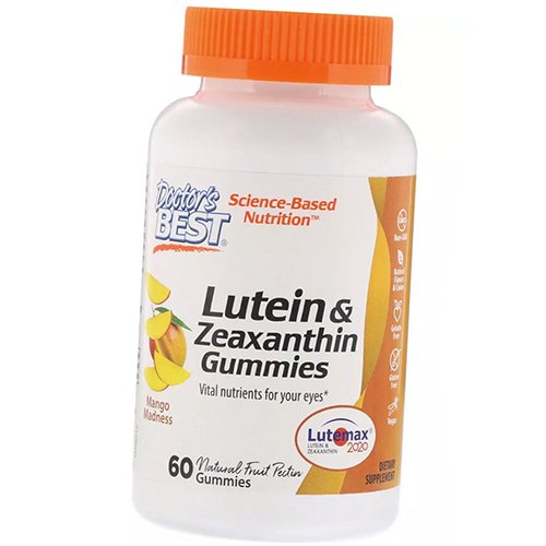 Лютеин и Зеаксантин, Lutein & Zeaxanthin Gummies, Doctor's Best 60таб Манго (72327023)
Лютеин и Зеаксантин, Lutein & Zeaxanthin Gummies, Doctor's Best 60таб Манго (72327023)