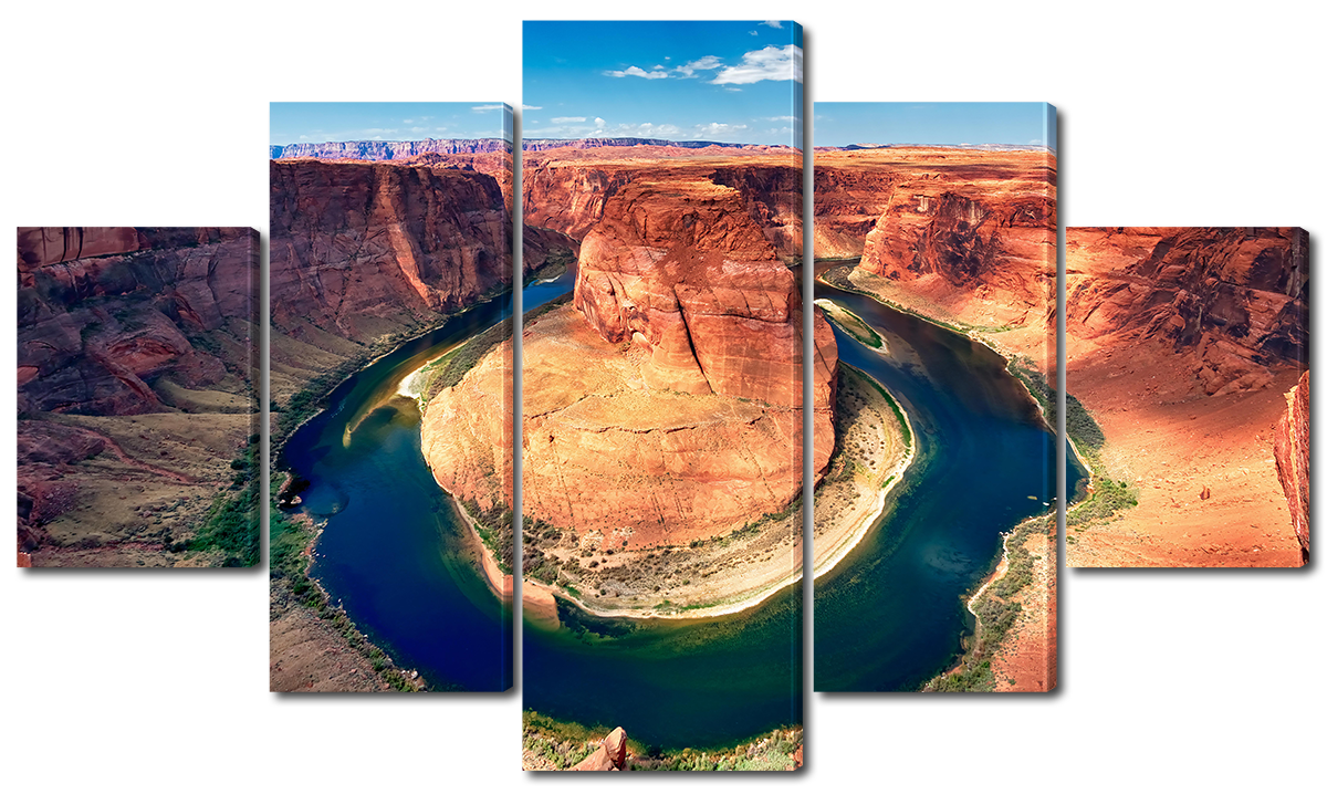 Модульная картина Interno Эко кожа Каньон и река 158х90см
Модульная картина Interno Эко кожа Каньон и река 158х90см