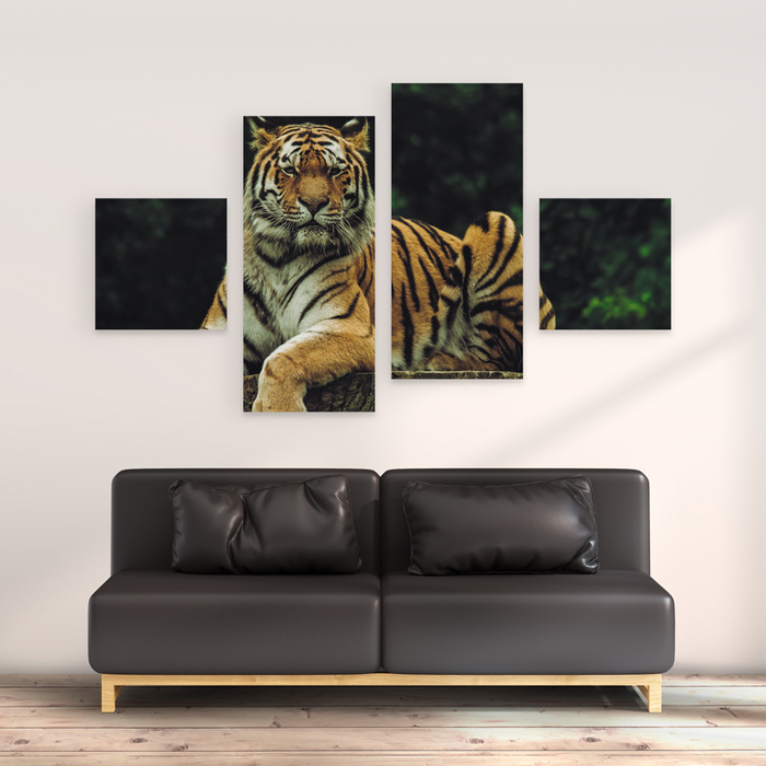 Модульная картина GUS "Тигры #6" 175x100 см (XC102 - Модульные картины)
Модульная картина GUS "Тигры #6" 175x100 см (XC102 - Модульные картины)