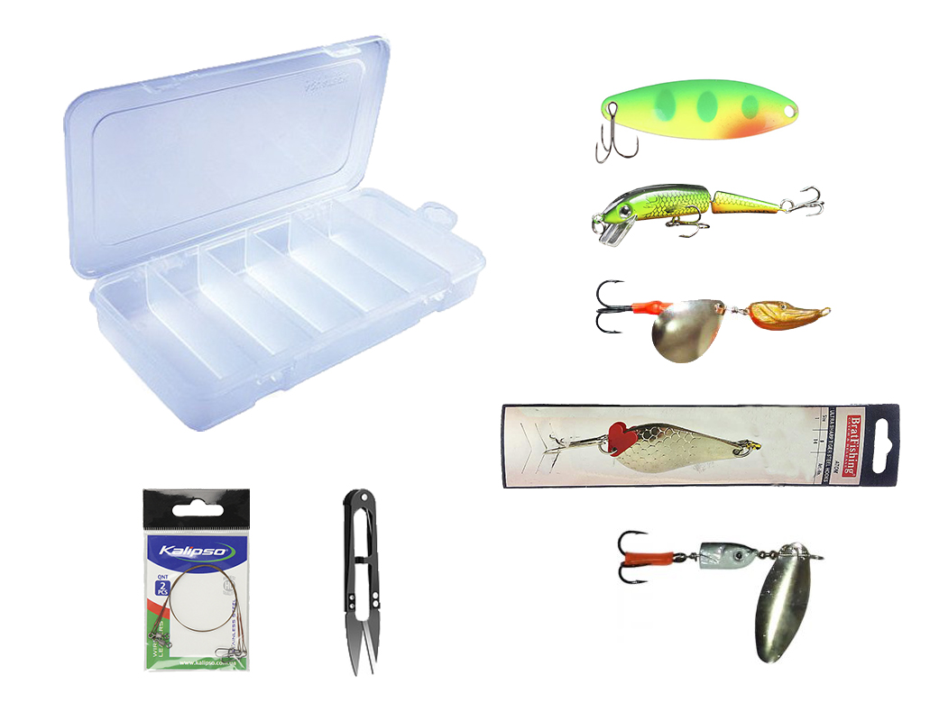 Набір приманок Golden Catch, Bratfishing, Silver Fox, Polaris для риболовлі (8 в 1) Комплект №172
Набір приманок Golden Catch, Bratfishing, Silver Fox, Polaris для риболовлі (8 в 1) Комплект №172