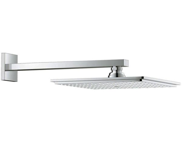 Душевой комплект с потолочной лейкой для верхнего душа GROHE хром RAINSHOWER 229x229 мм 26064000
Душевой комплект с потолочной лейкой для верхнего душа GROHE хром RAINSHOWER 229x229 мм 26064000