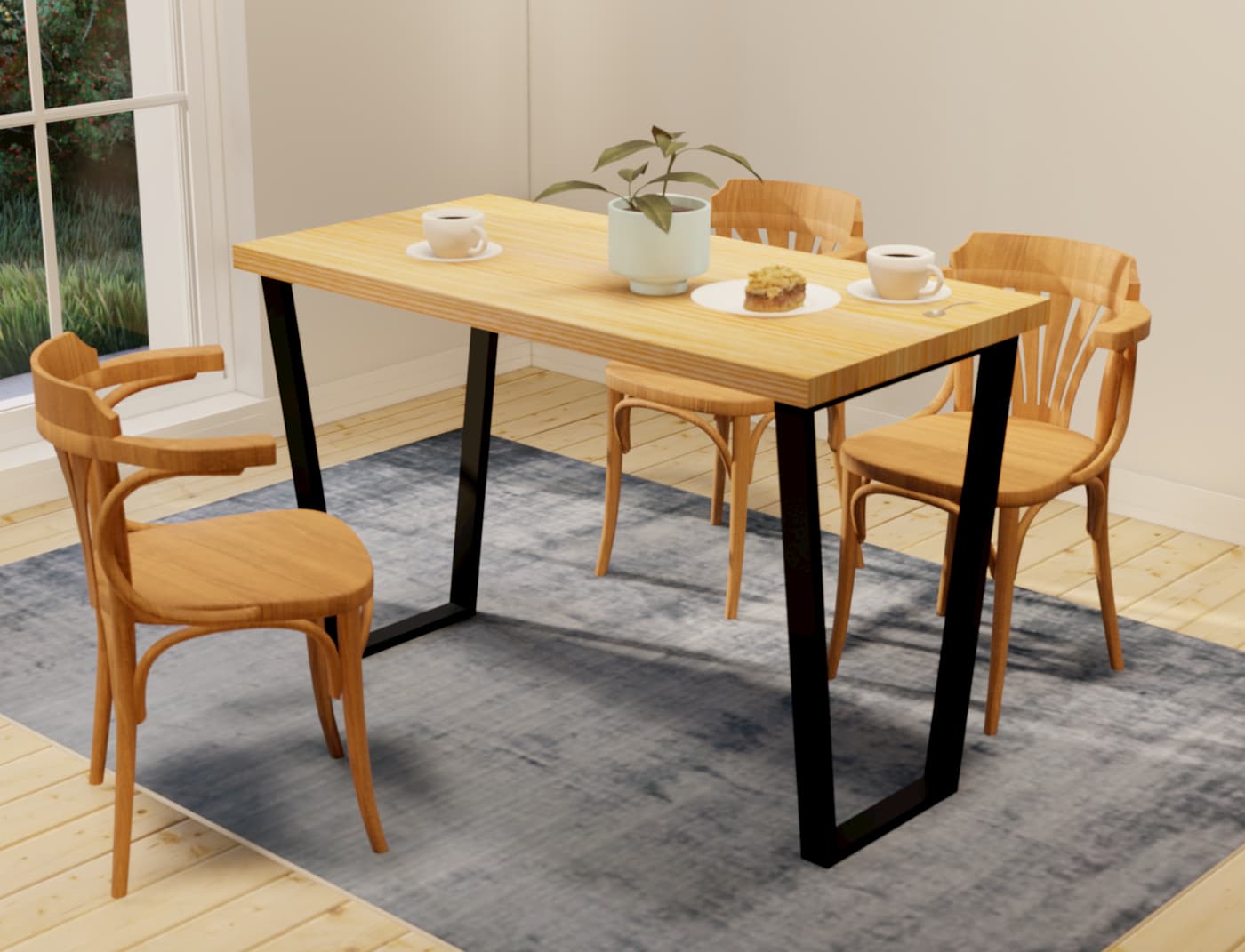 Обеденный стол Mister Loft Сиэтл 8013075
Обеденный стол Mister Loft Сиэтл 8013075