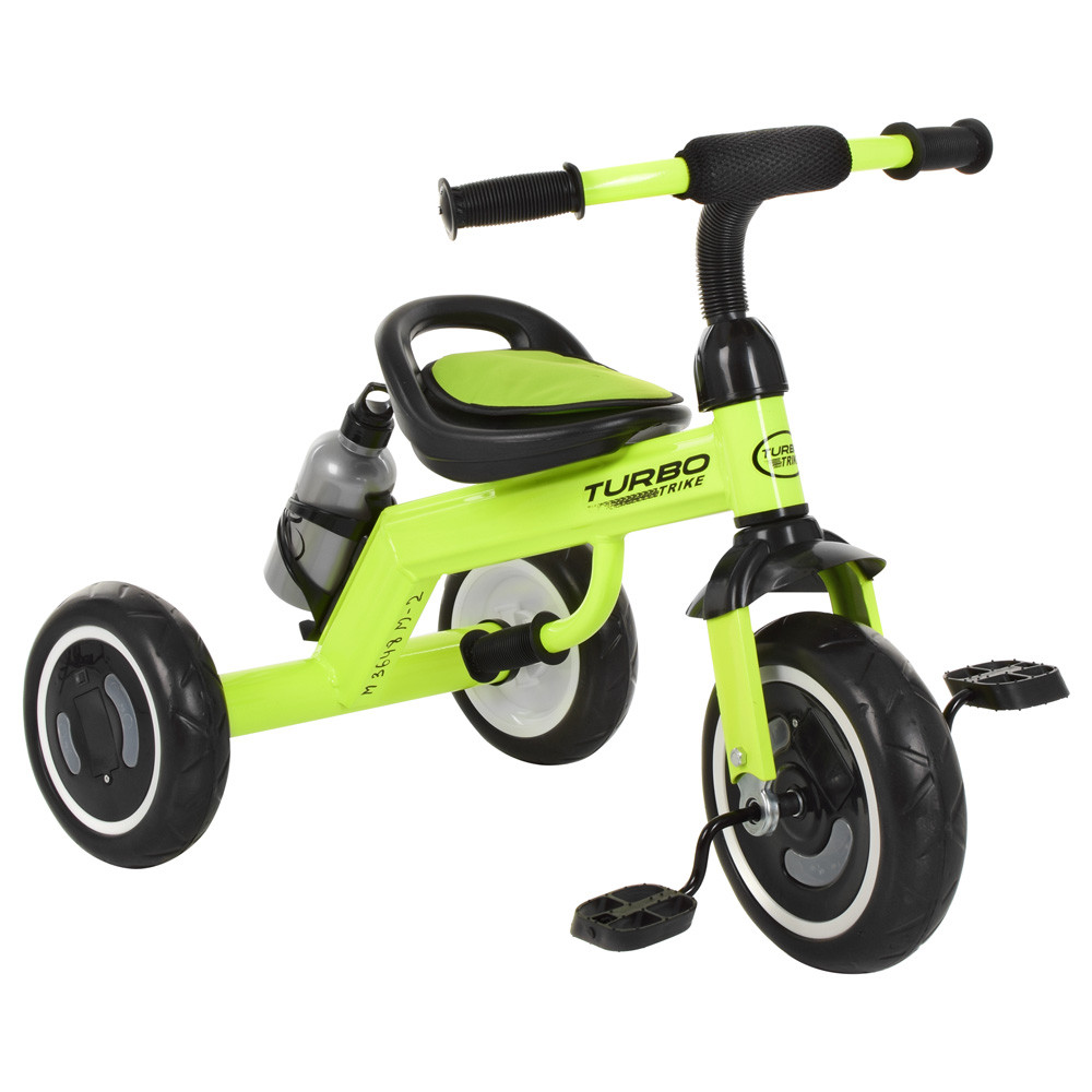 Трехколесный велосипед Turbotrike со светящимися EVA колесами и бутылкой для воды M 3648-M-2 салатовый
Трехколесный велосипед Turbotrike со светящимися EVA колесами и бутылкой для воды M 3648-M-2 салатовый