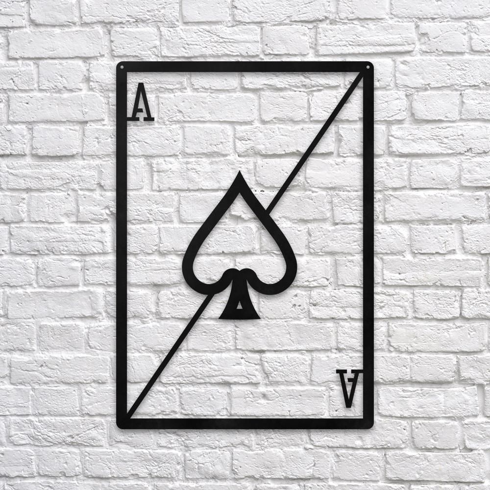 Объемная картина-панно из дерева на стену 60х86 см IdeaClock Игральная карта 
Объемная картина-панно из дерева на стену 60х86 см IdeaClock Игральная карта