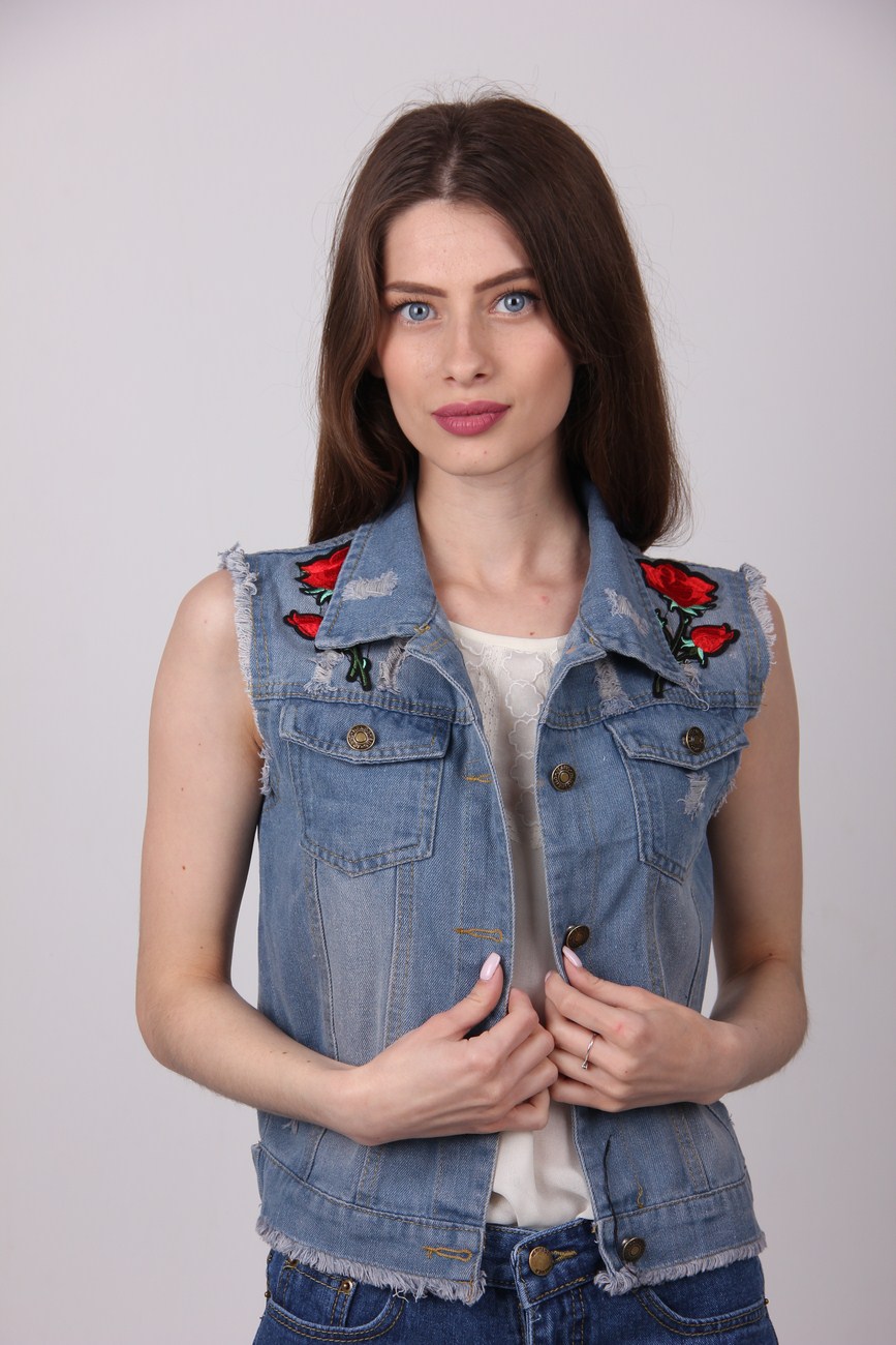 Жилетка женская ClassicFashion 805 джинс (Синий, Жилетка женская ClassicFashion 805 джинс (Синий M)
Жилетка женская ClassicFashion 805 джинс (Синий, Жилетка женская ClassicFashion 805 джинс (Синий M)