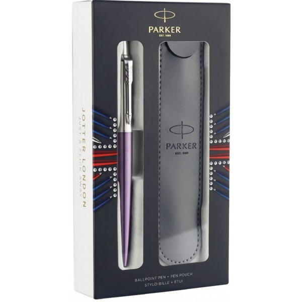 Ручка шариковая Parker Jotter + чехол Victoria Violet (16 732b18)
Ручка шариковая Parker Jotter + чехол Victoria Violet (16 732b18)