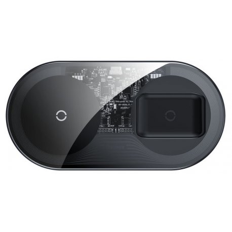 Беспроводное зарядное устройство Baseus Simple 2 in 1 Pro Edition For Phone + Pod Transparent (WXJK-CA02)
Беспроводное зарядное устройство Baseus Simple 2 in 1 Pro Edition For Phone + Pod Transparent (WXJK-CA02)