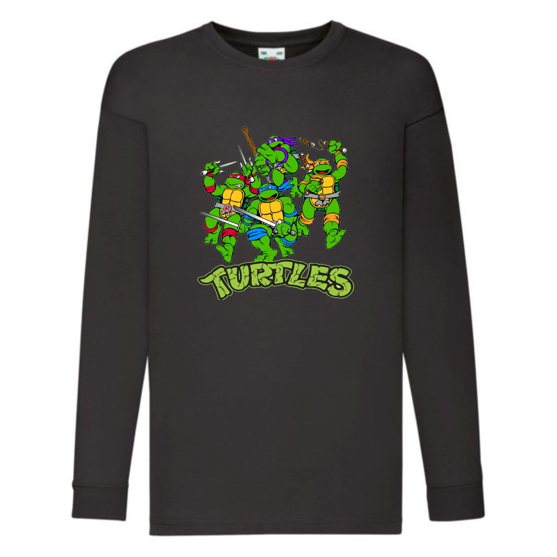 Лонгслив реглан Черепашки Ниндзя 006 (Ninja Turtles) черный (NTR blc 006) 164 см
Лонгслив реглан Черепашки Ниндзя 006 (Ninja Turtles) черный (NTR blc 006) 164 см