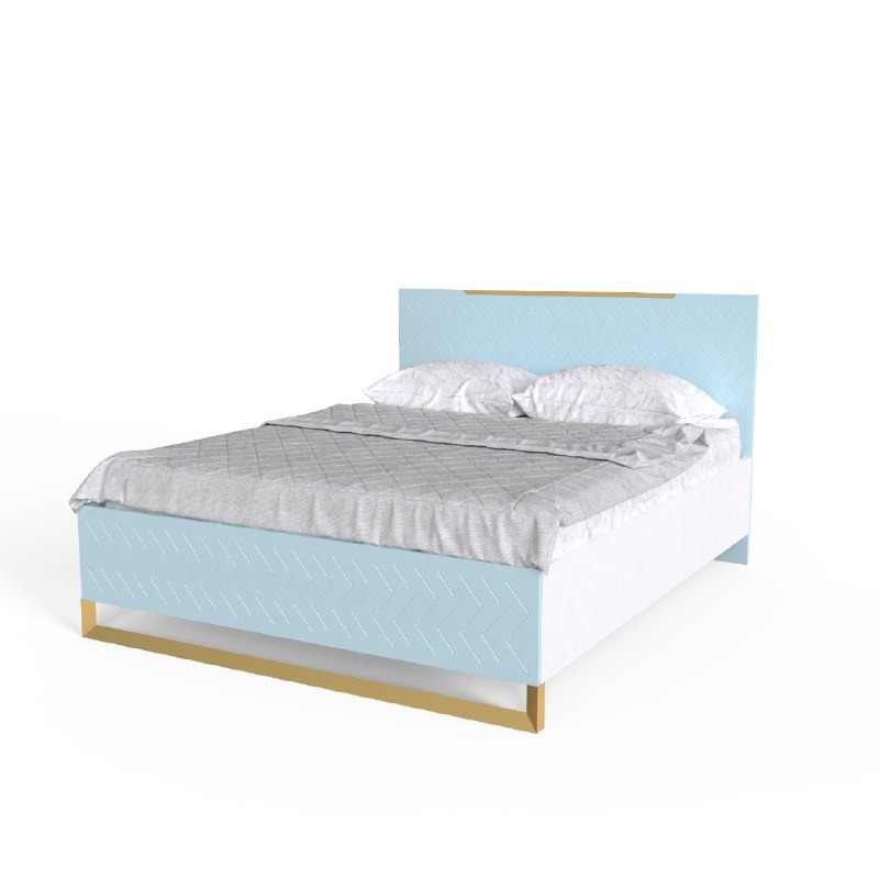 Двуспальная кровать Swan 160x200 из ДСП аляска/МДФ голубая лагуна/металл золотистый цвет Artinhead (без матраса)
Двуспальная кровать Swan 160x200 из ДСП аляска/МДФ голубая лагуна/металл золотистый цвет Artinhead (без матраса)