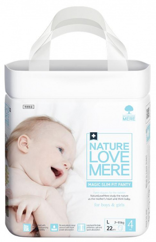 Подгузники-трусики детские Nature Love Mere Нейче Лав Мере MAGIC SLIM FIT BAND Panty L, 22 шт. (8809402093762)
Подгузники-трусики детские Nature Love Mere Нейче Лав Мере MAGIC SLIM FIT BAND Panty L, 22 шт. (8809402093762)