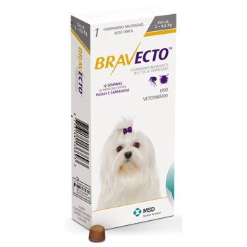 Таблетки для собак MSD Animal Health «Bravecto» (Бравекто) від 2 до 4,5 кг, 1 таблетка (від зовнішніх паразитів)
Таблетки для собак MSD Animal Health «Bravecto» (Бравекто) від 2 до 4,5 кг, 1 таблетка (від зовнішніх паразитів)