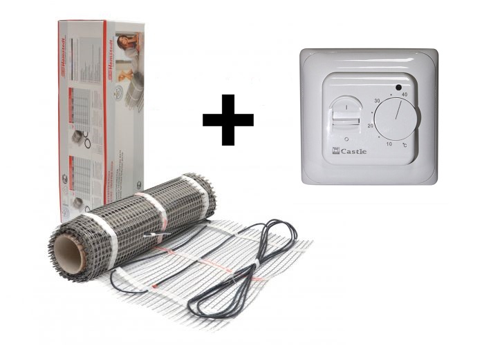 Теплый пол Hemstedt DH 150 двухжильный мат 375W, 2,5м2 + механический терморегулятор Castle М 5,16
Теплый пол Hemstedt DH 150 двухжильный мат 375W, 2,5м2 + механический терморегулятор Castle М 5,16