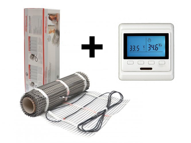 Теплый пол Hemstedt DH 150 двухжильный мат 1800W, 12м2 + программируемый терморегулятор Castle Е53
Теплый пол Hemstedt DH 150 двухжильный мат 1800W, 12м2 + программируемый терморегулятор Castle Е53