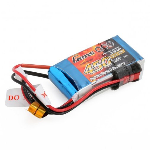 Аккумулятор Gens Ace LiPO 11,1В 450мАч 3S 25C 56х30х15мм 46,9г JST-SYP (B-25C-450-3S1P)
Аккумулятор Gens Ace LiPO 11,1В 450мАч 3S 25C 56х30х15мм 46,9г JST-SYP (B-25C-450-3S1P)