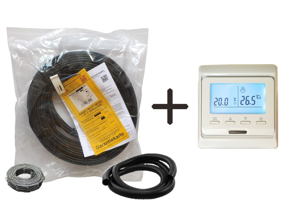 Кабель Arnold Rak 6111-20 EC | 90 м | 1800 вт | 9,0 - 13,8 м.кв | + программируемый регулятор (KIT 19026)
Кабель Arnold Rak 6111-20 EC | 90 м | 1800 вт | 9,0 - 13,8 м.кв | + программируемый регулятор (KIT 19026)