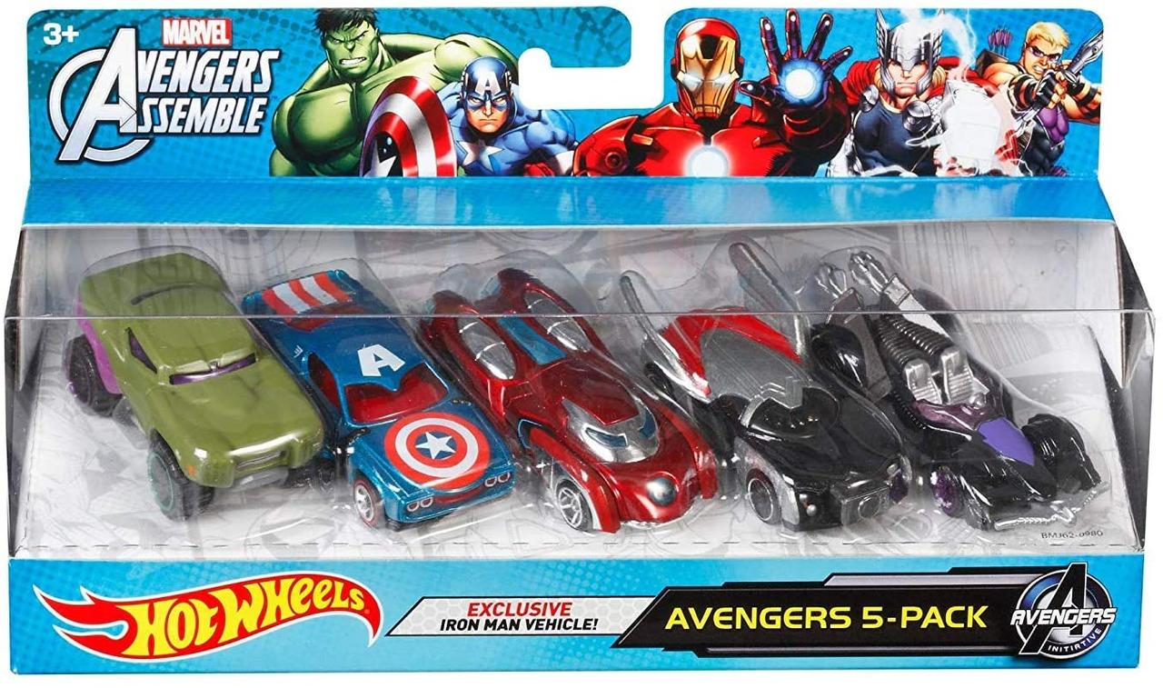 Набор машинок Хот Вилс Марвел Hot Wheels Marvel Avengers Assemble Avengers 5-Pack
Набор машинок Хот Вилс Марвел Hot Wheels Marvel Avengers Assemble Avengers 5-Pack