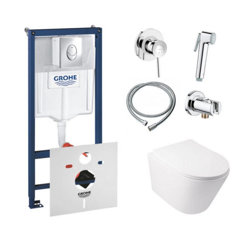 Комплект инсталляция Grohe Rapid SL 38721001 + унитаз с сиденьем Qtap Swan QT16335178W + набор для гигиенического душа со смесителем Grohe BauClassic 111048
Комплект инсталляция Grohe Rapid SL 38721001 + унитаз с сиденьем Qtap Swan QT16335178W + набор для гигиенического душа со смесителем Grohe BauClassic 111048
