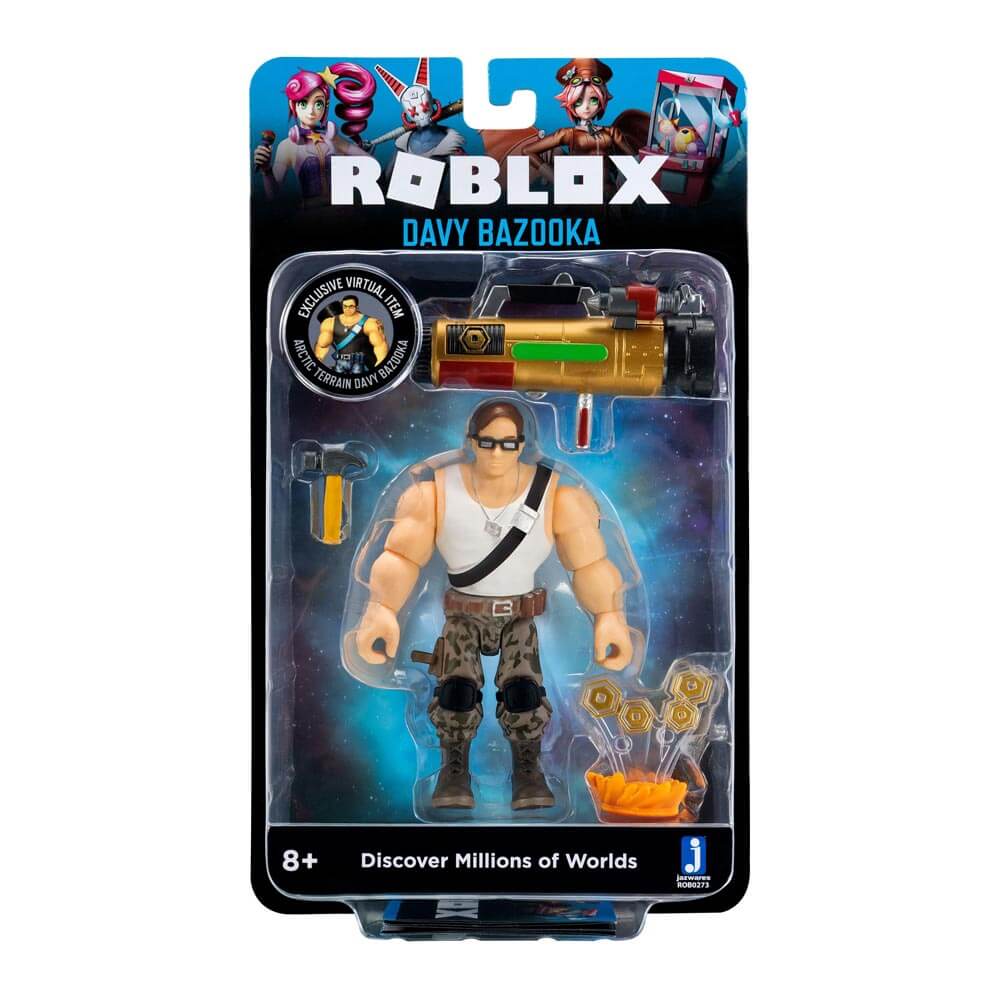 Ігрова колекційна фігурка Jazwares Roblox Imagination Figure Pack Davy Bazooka W8 (ROB0273)
Ігрова колекційна фігурка Jazwares Roblox Imagination Figure Pack Davy Bazooka W8 (ROB0273)