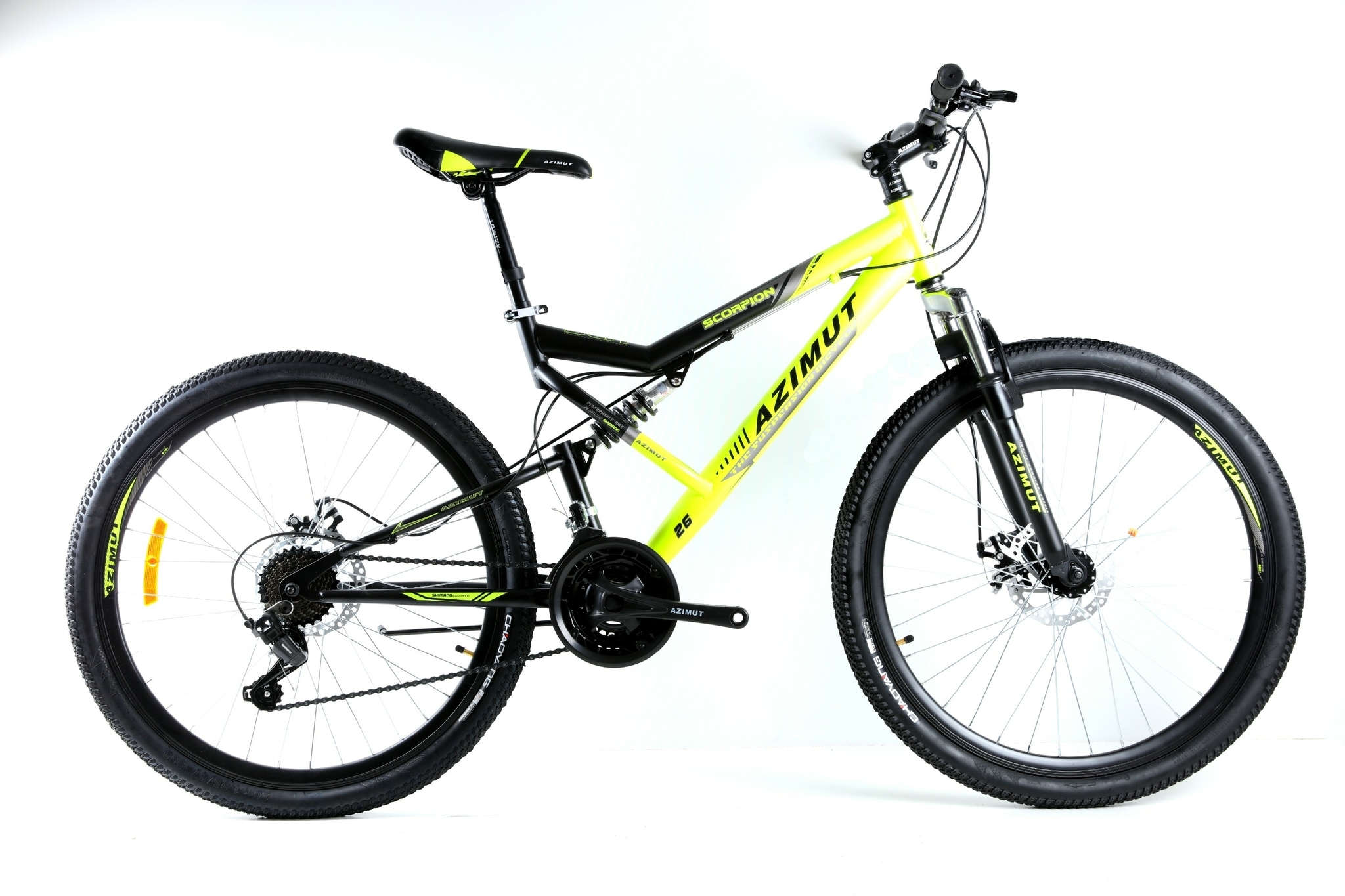 Велосипед Azimut Scorpion 2021 Shimano 27,5" 19" Yellow / Black (Scorpion/GFRD)
Велосипед Azimut Scorpion 2021 Shimano 27,5" 19" Yellow / Black (Scorpion/GFRD)