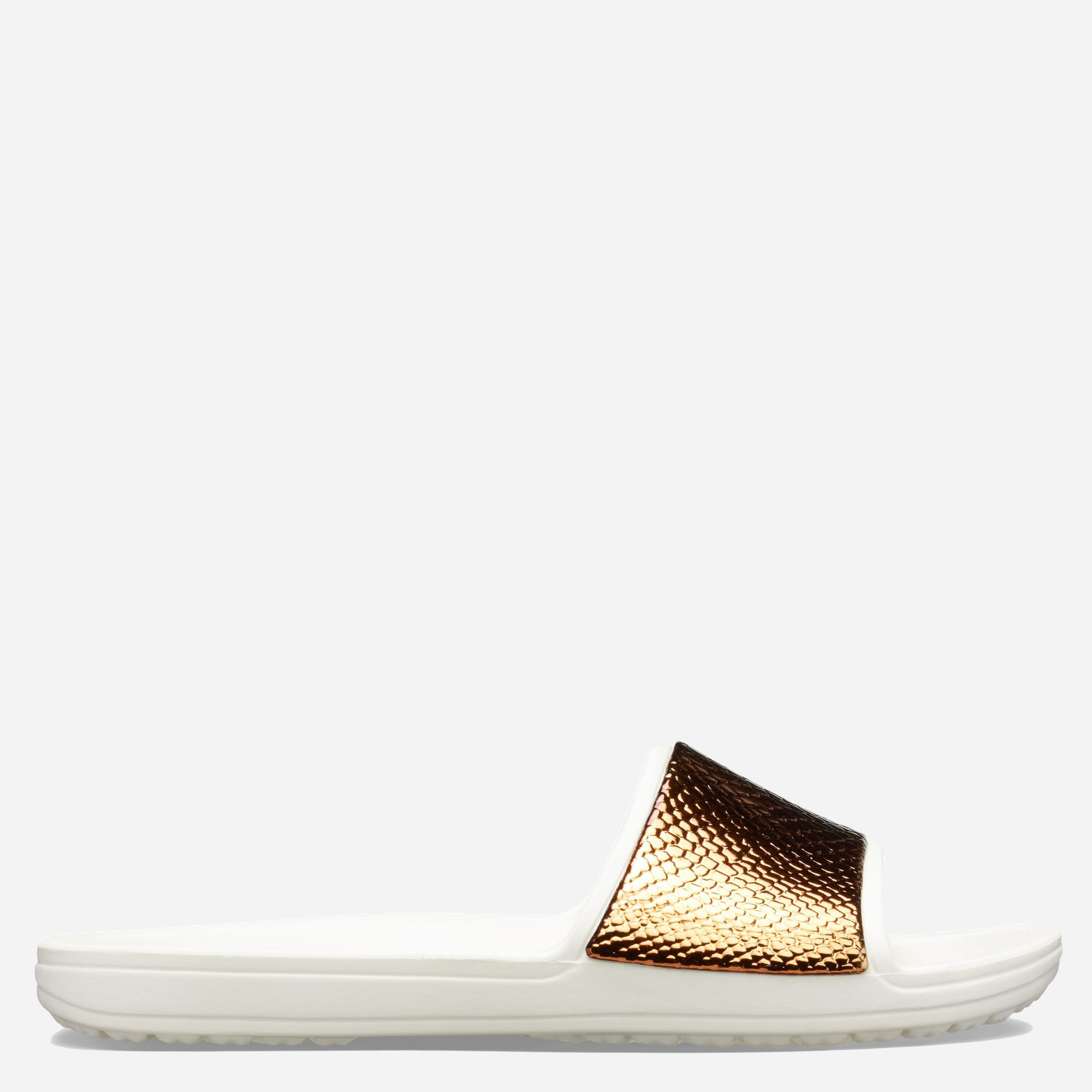 Шлепанцы Crocs Jibbitz Sloane Metaltext Round Toe Slides 205737-81F-W7 37-38 23.8 см Белые с золотым
Шлепанцы Crocs Jibbitz Sloane Metaltext Round Toe Slides 205737-81F-W7 37-38 23.8 см Белые с золотым