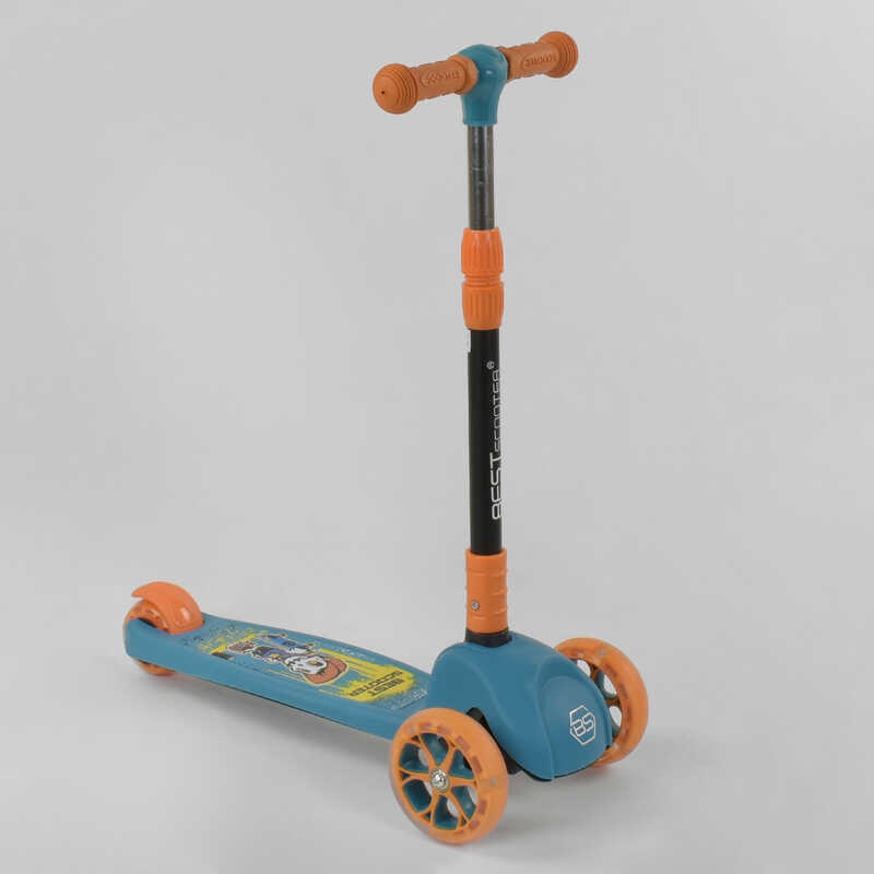Самокат детский трехколесный Best Scooter со светящимися колёсами PU, дисками и складным рулем Blue/Orange (87731)
Самокат детский трехколесный Best Scooter со светящимися колёсами PU, дисками и складным рулем Blue/Orange (87731)