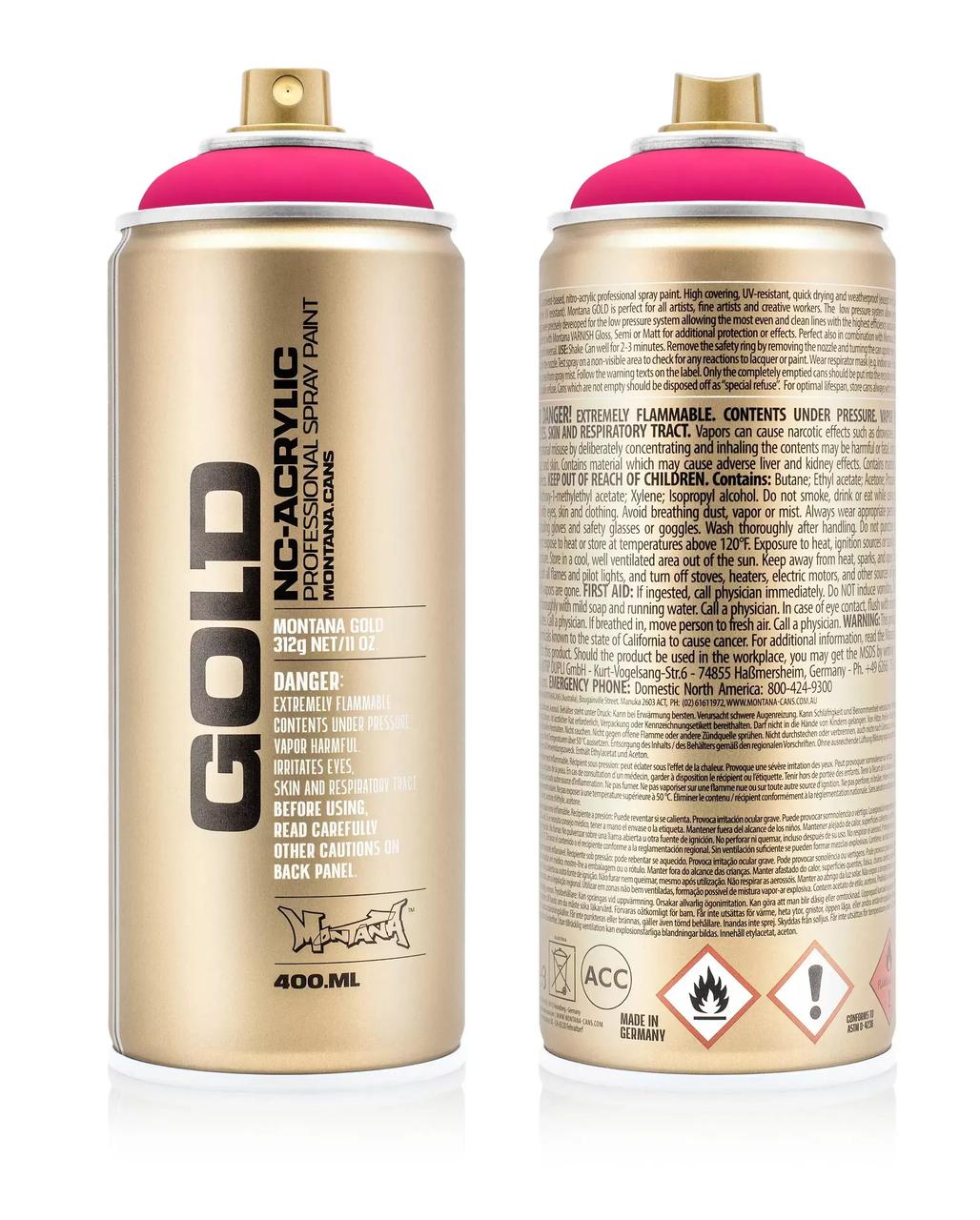 Краска Montana Gold F4000 Флуоресцентная мерцающий розовый 400 мл (Gleaming Pink) (283840)
Краска Montana Gold F4000 Флуоресцентная мерцающий розовый 400 мл (Gleaming Pink) (283840)