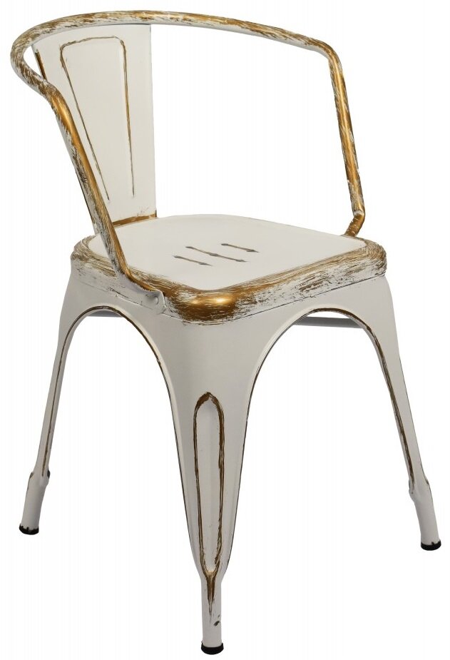 Крісло металеве Bonro B-101V біле 
Крісло металеве Bonro B-101V біле