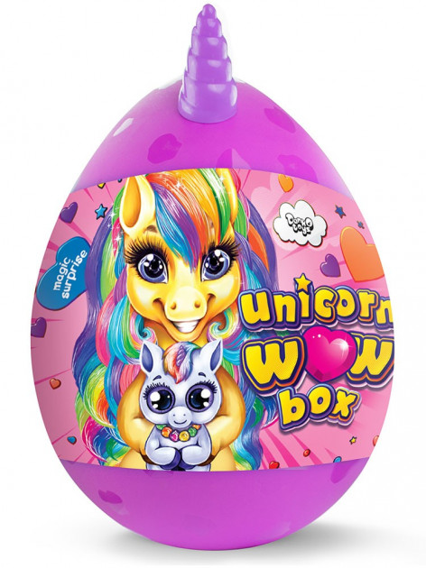 Детский игровой набор для творчества Danko Toys Unicorn Surprise WOW Box (Яйцо Единорога сюрприз) UWB-01-01
Детский игровой набор для творчества Danko Toys Unicorn Surprise WOW Box (Яйцо Единорога сюрприз) UWB-01-01