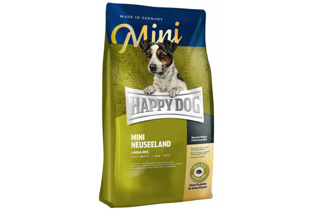 Сухой корм Happy Dog Mini Neuseeland для взрослых собак с чувствительным пищеварением с ягненком 8 кг
Сухой корм Happy Dog Mini Neuseeland для взрослых собак с чувствительным пищеварением с ягненком 8 кг