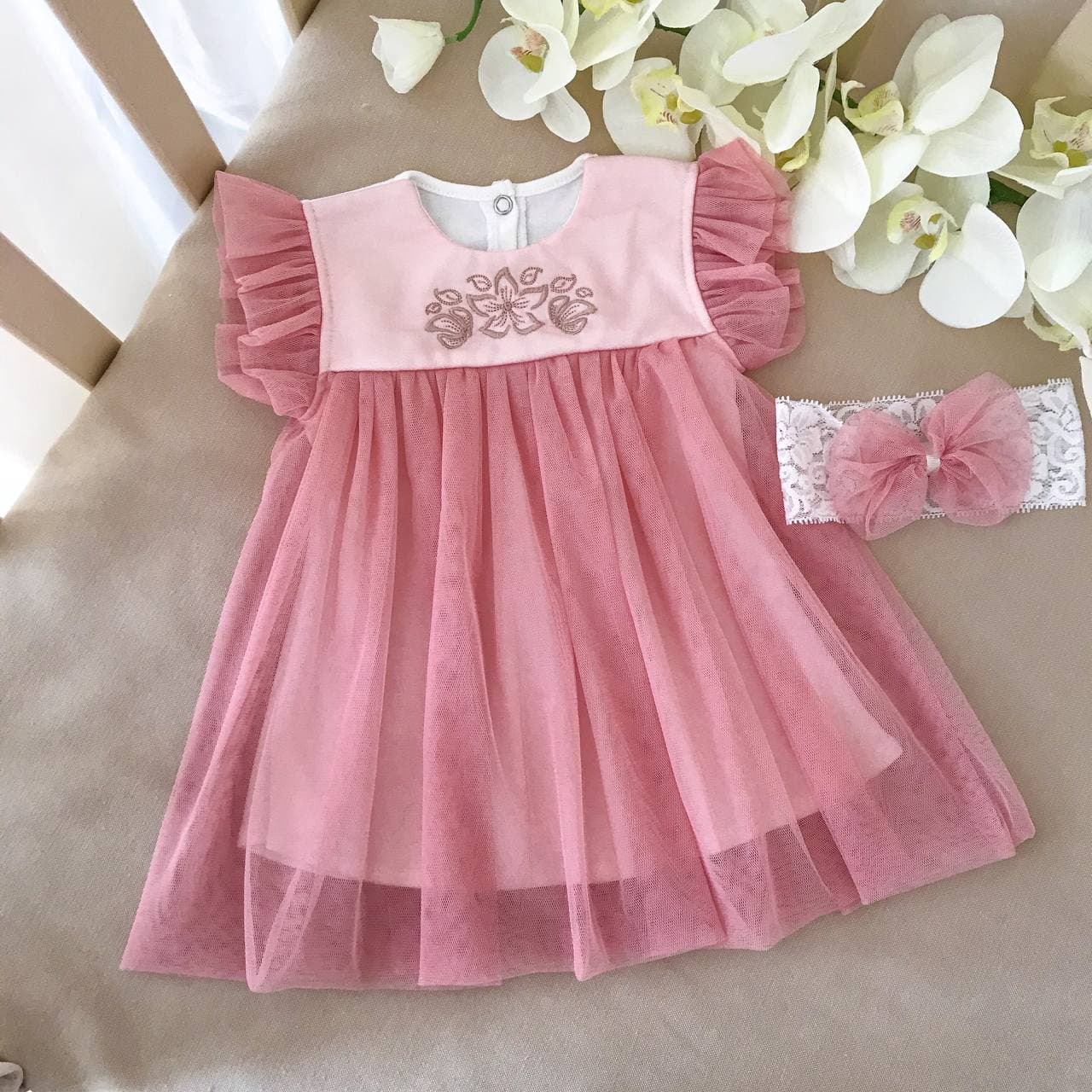 Плаття BetiS "Софія" к.р. з пов'язкою Пудровий Інтерлок,фатін 27684357 Зріст 68-44
Плаття BetiS "Софія" к.р. з пов'язкою Пудровий Інтерлок,фатін 27684357 Зріст 68-44