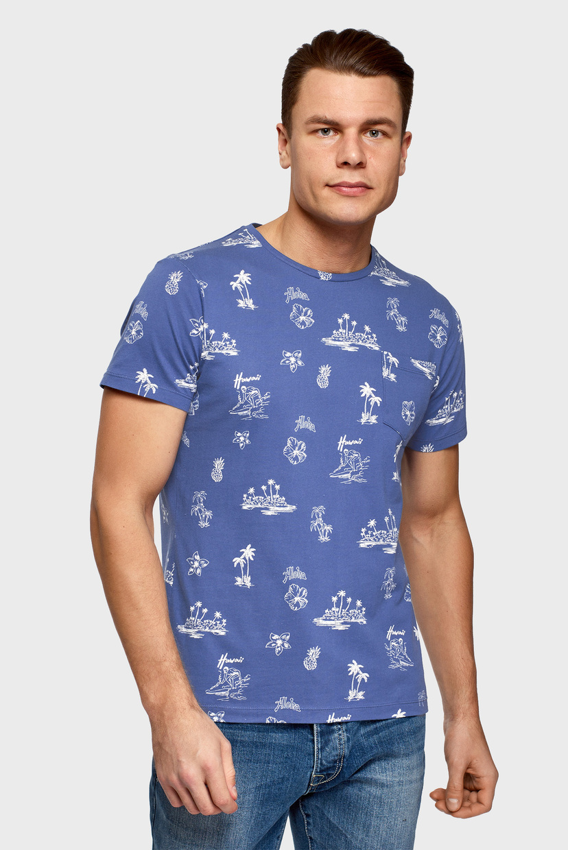 Мужская синяя футболка Oodji 5L611009I-2/44135N/7912G, Мужская синяя футболка Oodji M 5L611009I-2/44135N/7912G
Мужская синяя футболка Oodji 5L611009I-2/44135N/7912G, Мужская синяя футболка Oodji M 5L611009I-2/44135N/7912G