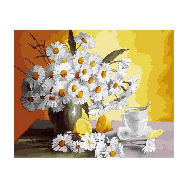 Картина по номерам "Ромашки и лимоны" BrushMe холст на подрамнике 40x50см GX29442
Картина по номерам "Ромашки и лимоны" BrushMe холст на подрамнике 40x50см GX29442