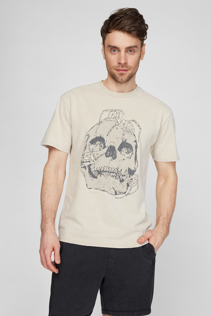 Мужская бежевая футболка Skull & Spiders Lessio Tigha 106076, Мужская бежевая футболка Skull & Spiders Lessio Tigha XL 106076
Мужская бежевая футболка Skull & Spiders Lessio Tigha 106076, Мужская бежевая футболка Skull & Spiders Lessio Tigha XL 106076
