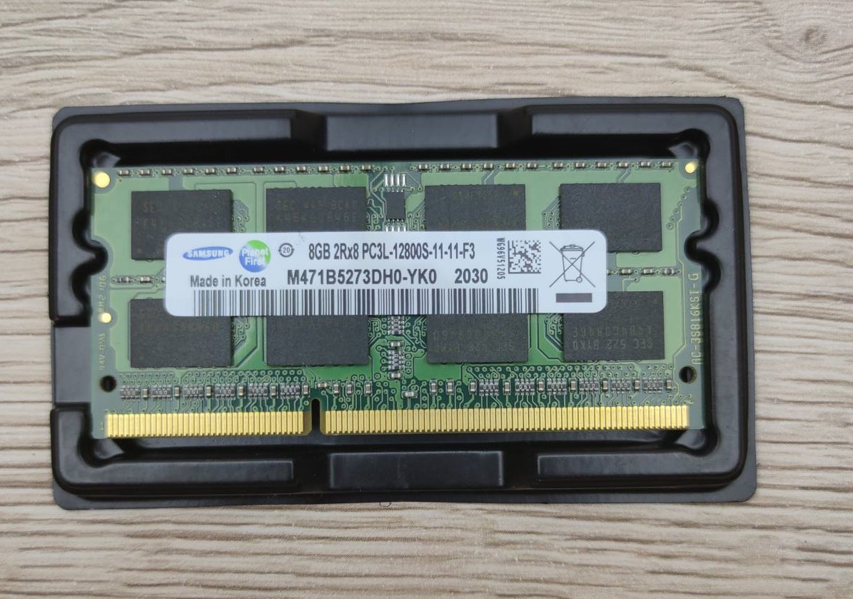 Оперативная память для ноутбука Sodimm DDR3L 8GB 1600mhz PC3L-12800 (M471B5273DH0-YK0) нов
Оперативная память для ноутбука Sodimm DDR3L 8GB 1600mhz PC3L-12800 (M471B5273DH0-YK0) нов