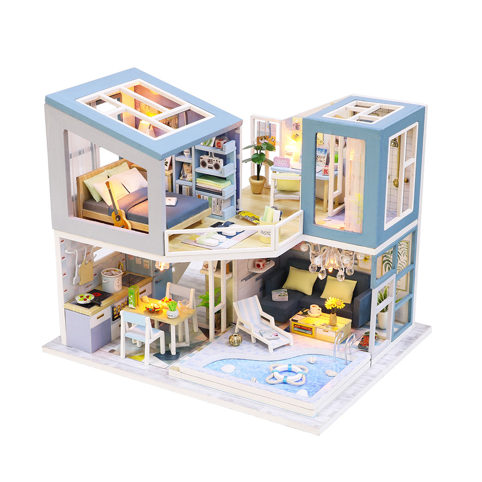3D Интерьерный конструктор DIY House Румбокс Hongda Craft "Молодёжная вилла" (без купола)
3D Интерьерный конструктор DIY House Румбокс Hongda Craft "Молодёжная вилла" (без купола)
