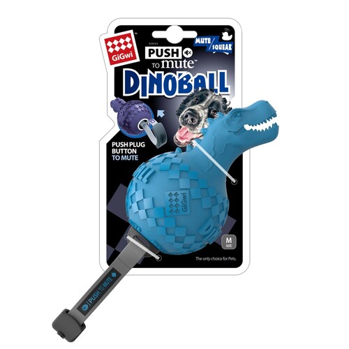 Игрушка для собак динозавр голубой с отключающимся звуком BRONZEDOG GIGWI DINOBALL 14 см Bronzedog BGL-BND-2529
Игрушка для собак динозавр голубой с отключающимся звуком BRONZEDOG GIGWI DINOBALL 14 см Bronzedog BGL-BND-2529