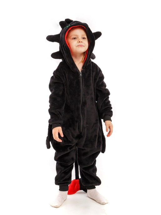 Пижама Кигуруми детская BearWear Беззубик (Как приручить Дракона) на молнии XL 135 - 145 см Черный (K0W1-0139-XL)
Пижама Кигуруми детская BearWear Беззубик (Как приручить Дракона) на молнии XL 135 - 145 см Черный (K0W1-0139-XL)