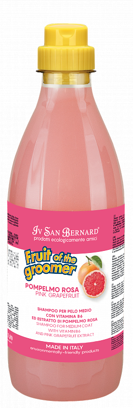 Шампунь для шерсти средней длины с витаминами Грейпфрут Iv San Bernard Pink Grapefruit 1 л
Шампунь для шерсти средней длины с витаминами Грейпфрут Iv San Bernard Pink Grapefruit 1 л