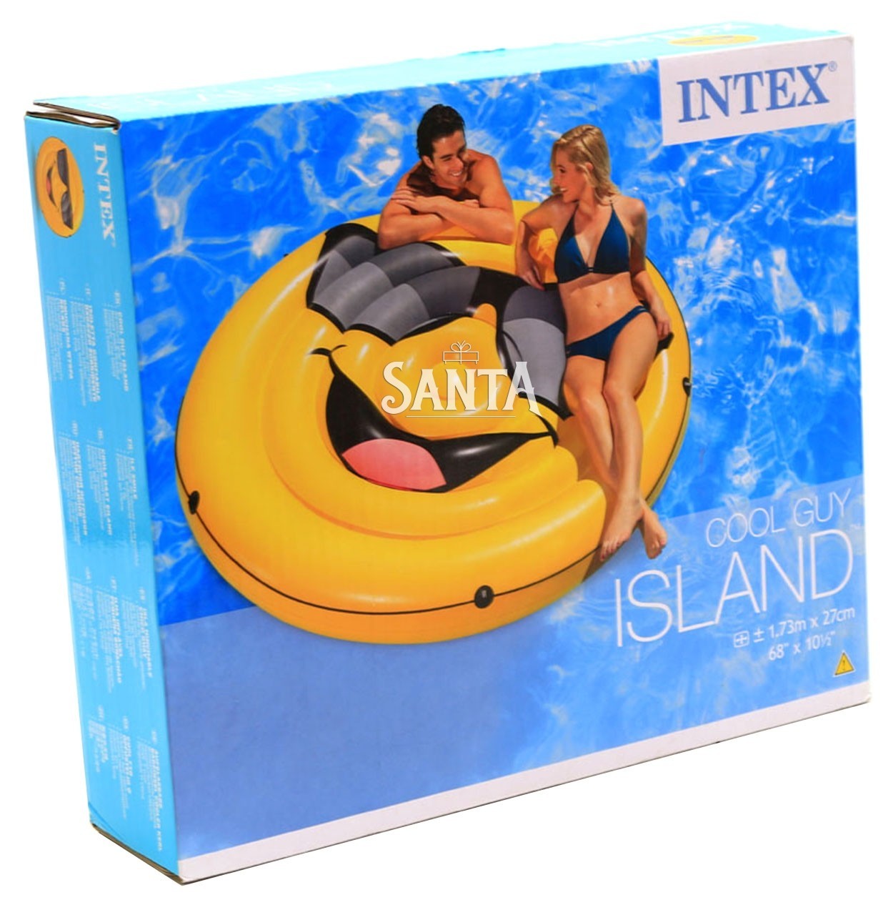 Матрас надувной Intex Смайл (Cool Island) арт 57254. Отлично подходит для отдыха на море, в бассейне
Матрас надувной Intex Смайл (Cool Island) арт 57254. Отлично подходит для отдыха на море, в бассейне