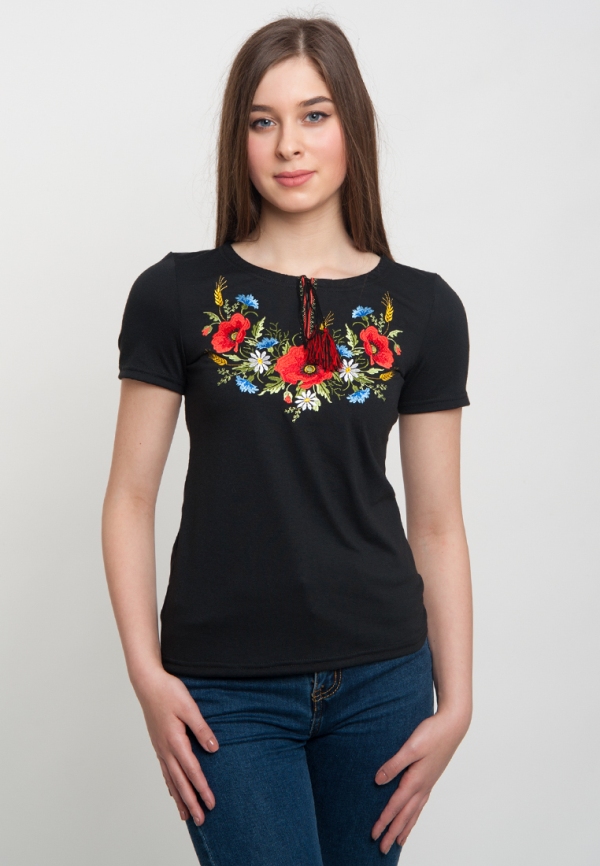 Футболка с коротким рукавом Vyshyvanka "Маки, васильки, колоски" ХХL Черная 5125к.р.
Футболка с коротким рукавом Vyshyvanka "Маки, васильки, колоски" ХХL Черная 5125к.р.