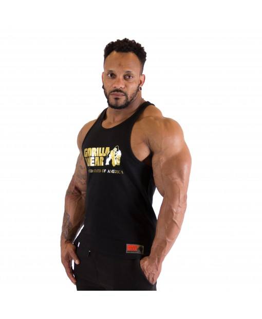 Майка Gorilla Wear Classic Tank Top Черная с золотом, Майка Gorilla Wear Classic Tank Top 3XL Черная с золотом
Майка Gorilla Wear Classic Tank Top Черная с золотом, Майка Gorilla Wear Classic Tank Top 3XL Черная с золотом