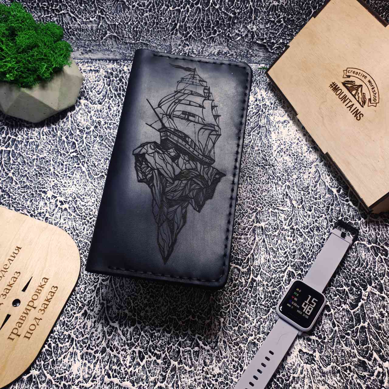 Мужское Портмоне из Натуральной Кожи MOUNTAINS (ручная работа) Корабль Черный
Мужское Портмоне из Натуральной Кожи MOUNTAINS (ручная работа) Корабль Черный
