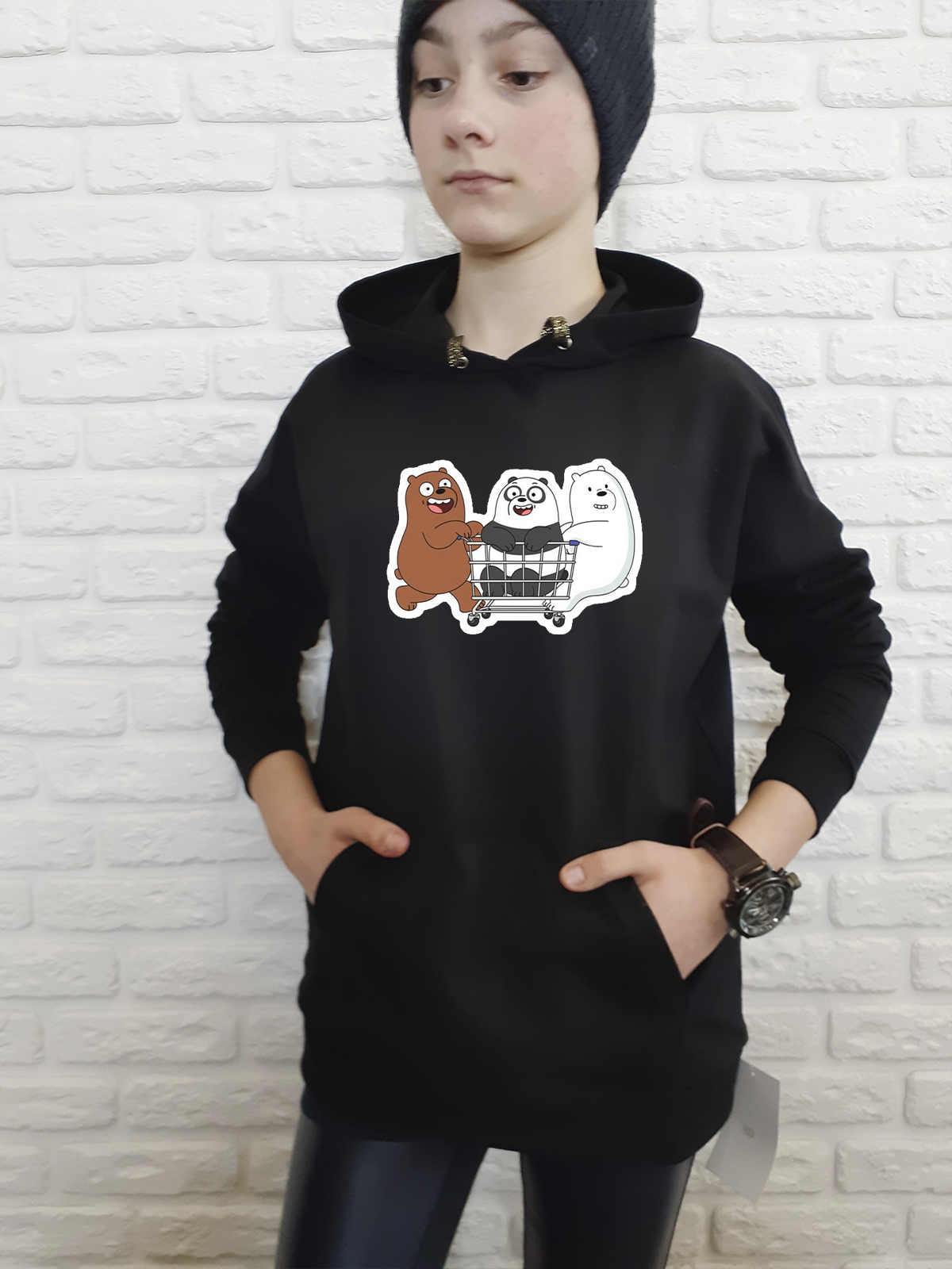 Худи для девочек ArtSvet Вся правда о медведях (We Bare Bears) Черная 164 см ARTBEER1TCH
Худи для девочек ArtSvet Вся правда о медведях (We Bare Bears) Черная 164 см ARTBEER1TCH
