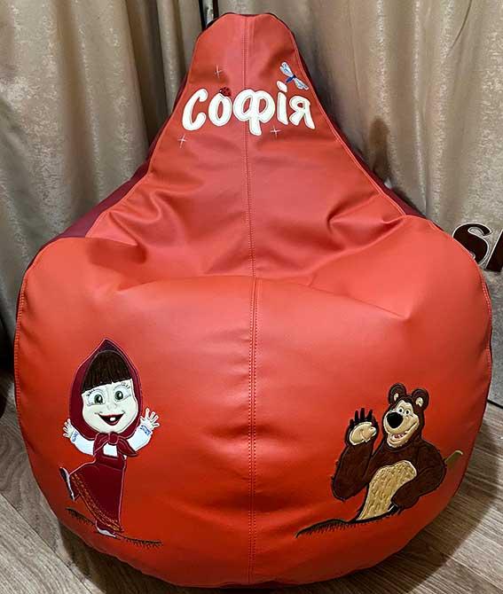 Кресло мешок пуф sportkreslo Машенька с именем Софія 95*115см экокожа коралловый с бордовым
Кресло мешок пуф sportkreslo Машенька с именем Софія 95*115см экокожа коралловый с бордовым