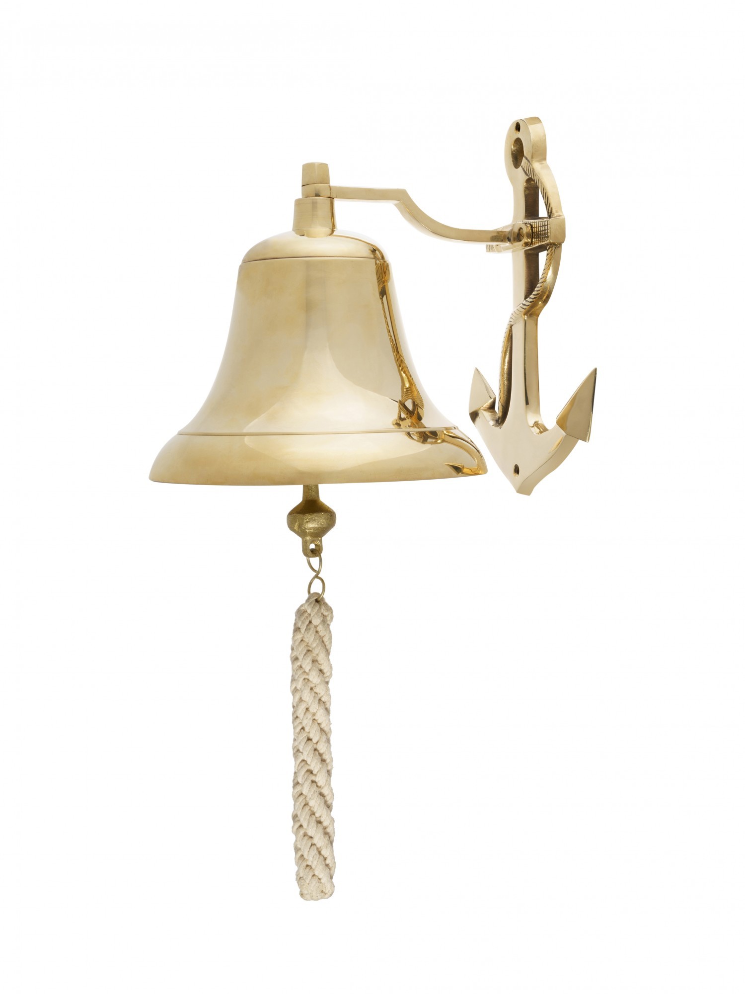 Рында Premium Bell капитанская с якорем 20,5 см
