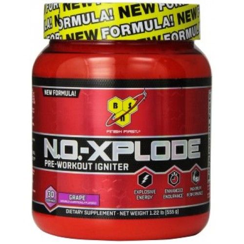 Предтренировочный комплекс N.O.-Xplode 3.3 Pre-Workout Igniter BSN виноград 555 г (BS031)
Предтренировочный комплекс N.O.-Xplode 3.3 Pre-Workout Igniter BSN виноград 555 г (BS031)