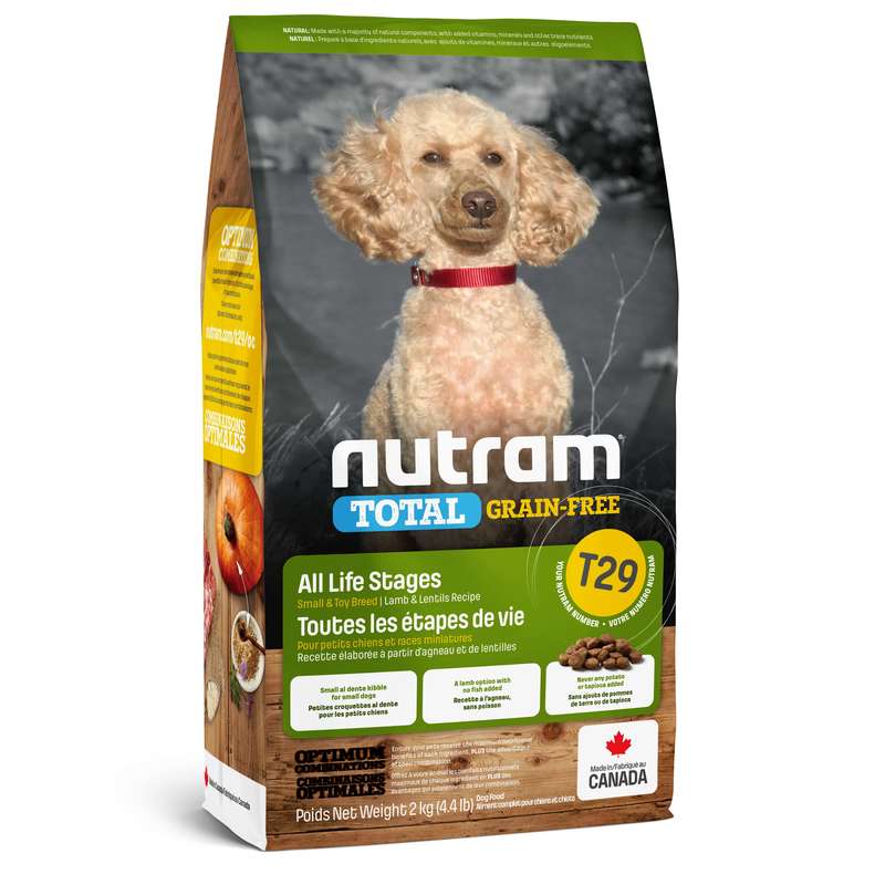 Сухой беззерновой корм для собак мелких пород Nutram (Нутрам) T29 Total Grain Free Small Breed с ягненком (2 кг)
Сухой беззерновой корм для собак мелких пород Nutram (Нутрам) T29 Total Grain Free Small Breed с ягненком (2 кг)