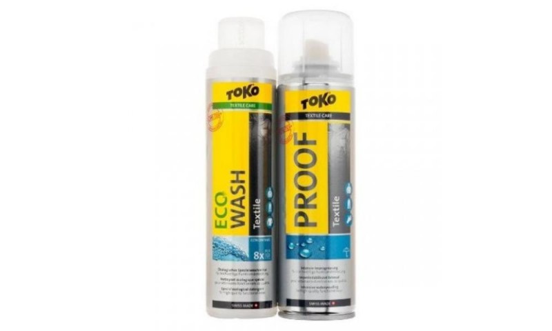 Набор средств для ухода за мембранными тканями Toko Duo-Pack Textile Proof + Eco Textile Wash 250ml
Набор средств для ухода за мембранными тканями Toko Duo-Pack Textile Proof + Eco Textile Wash 250ml
