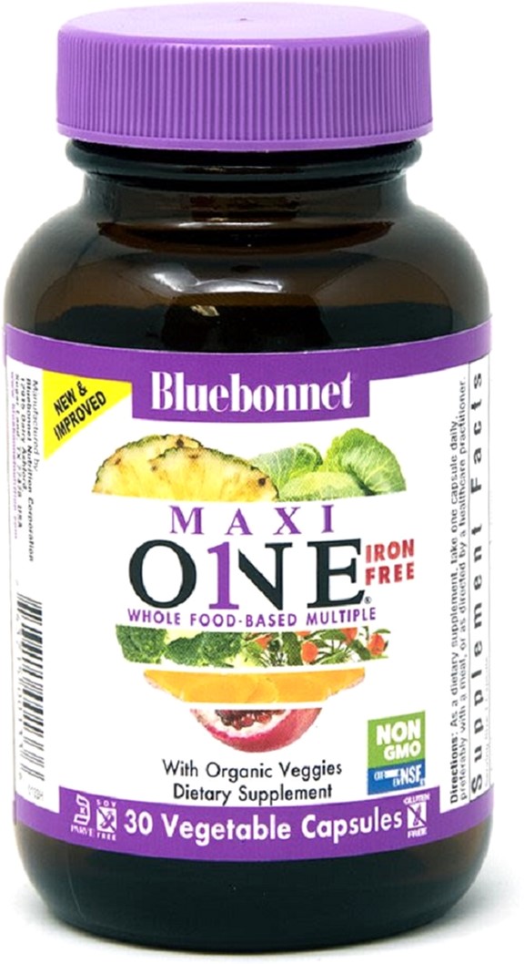 Мультивитамины без железа MAXI ONE Iron Free Bluebonnet Nutrition 30 вегетарианских капсул (743715001336)
Мультивитамины без железа MAXI ONE Iron Free Bluebonnet Nutrition 30 вегетарианских капсул (743715001336)