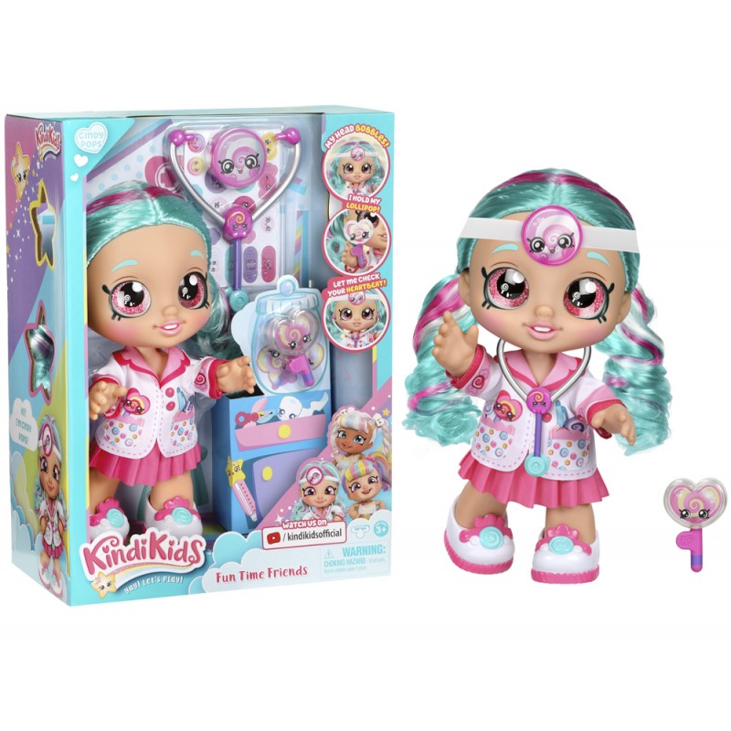 Кукла Kindi Kids Fun Time Friends Cindy Pops (Moose Toys, США) Кинди Кидс Синди Попс - Доктор (50061)
Кукла Kindi Kids Fun Time Friends Cindy Pops (Moose Toys, США) Кинди Кидс Синди Попс - Доктор (50061)